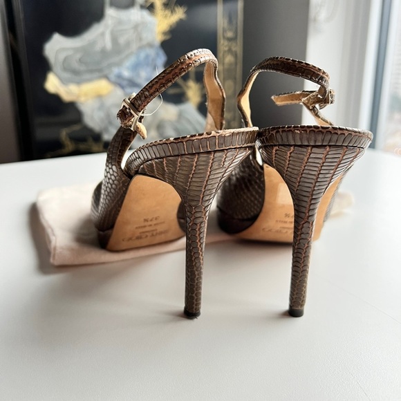 Jimmy chop python heels 37.5 - Picture 5 of 8